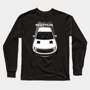 Ford F150 SVT Raptor 2010-2014 - White Long Sleeve T-Shirt